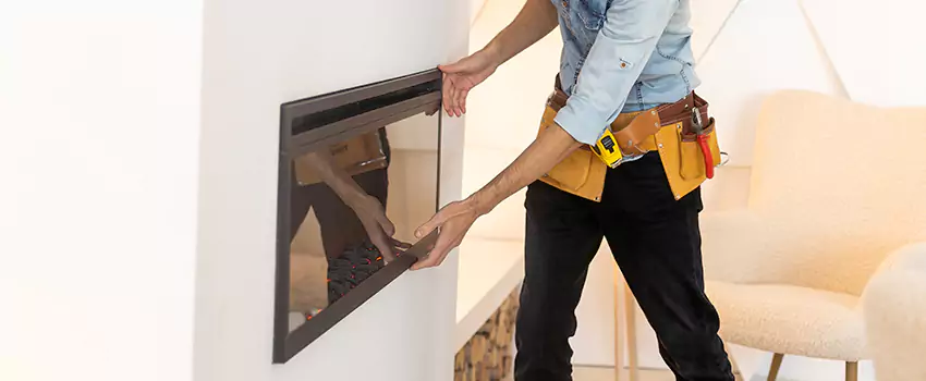 Metal Fireplace Installation in Kaysville, Utah