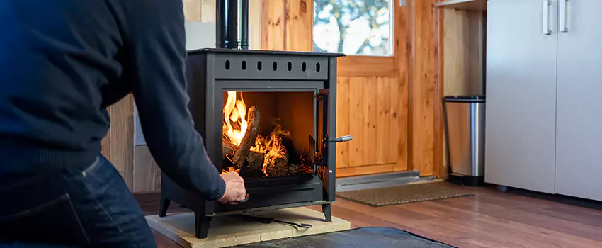 Open Hearth Wood Fireplace Installation in Kaysville, UT
