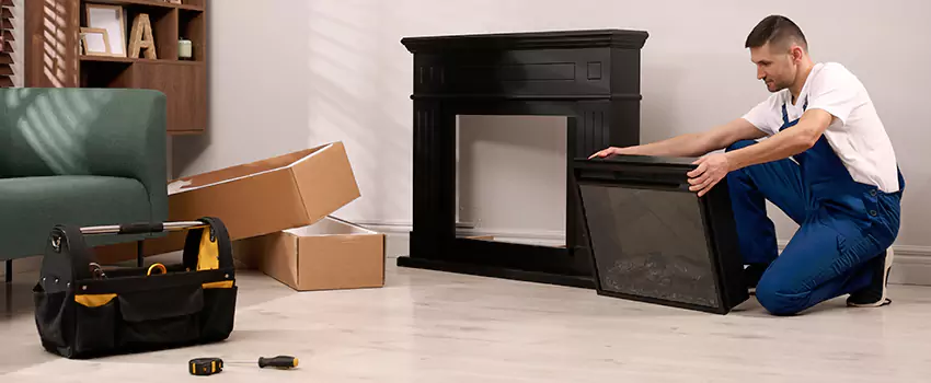 Old Rusted Metal Fireplace Repair And Replacement in Kaysville, UT